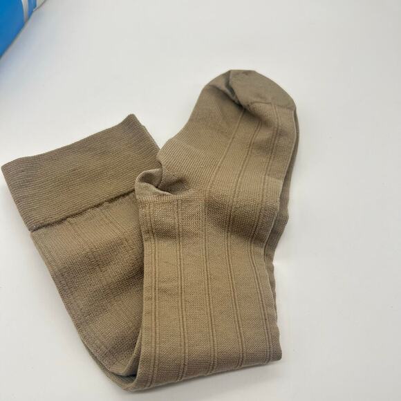 JOBST Compression Socks‎ Mens Small 15-20 mmHg Knee CT Khaki Knee High NEW - Picture 2 of 6